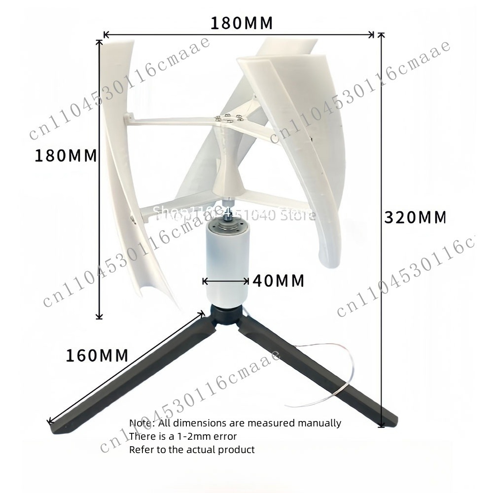 Mini Wind Turbine Vertical - Новый DIY лопасть вентилятора ветряной турбины,