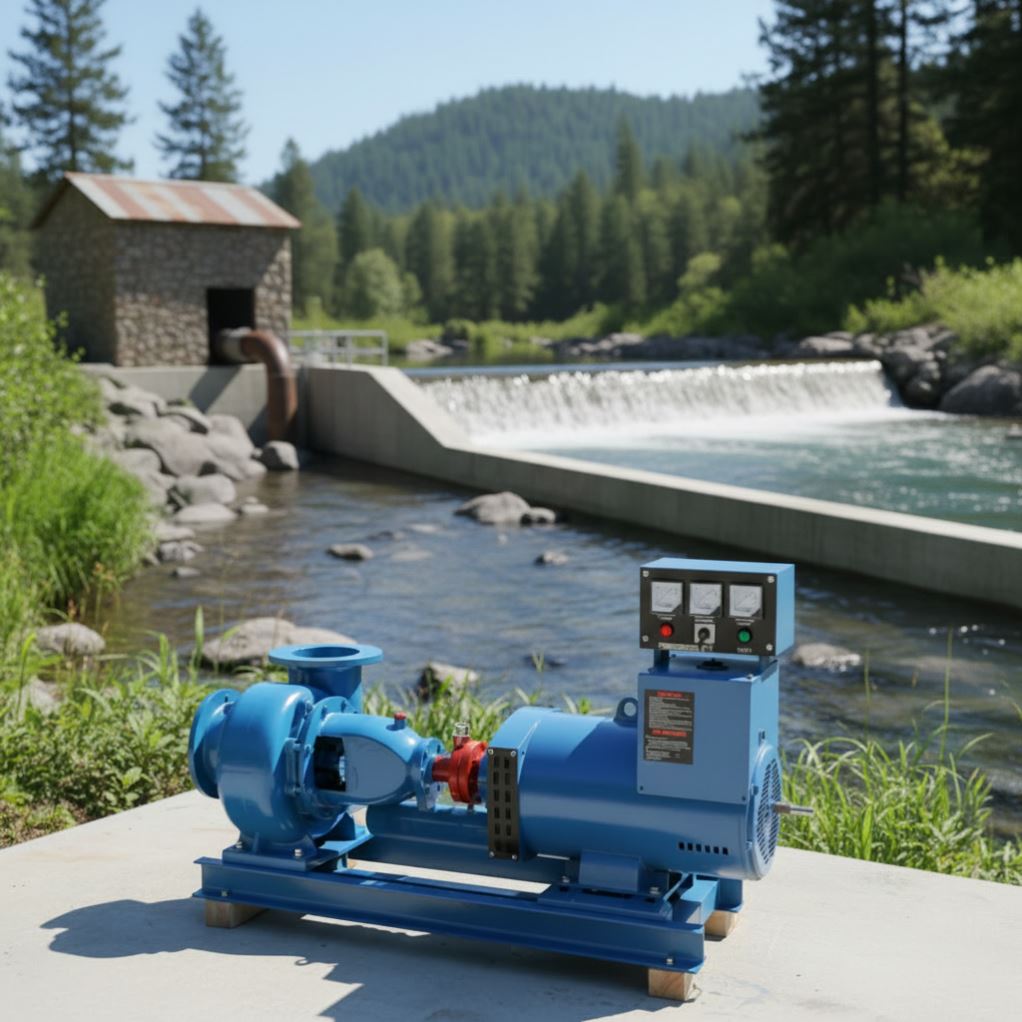 Renewable Energy Hydro - Гидрогенератор малой мощности 30-100 кВт, 380В,