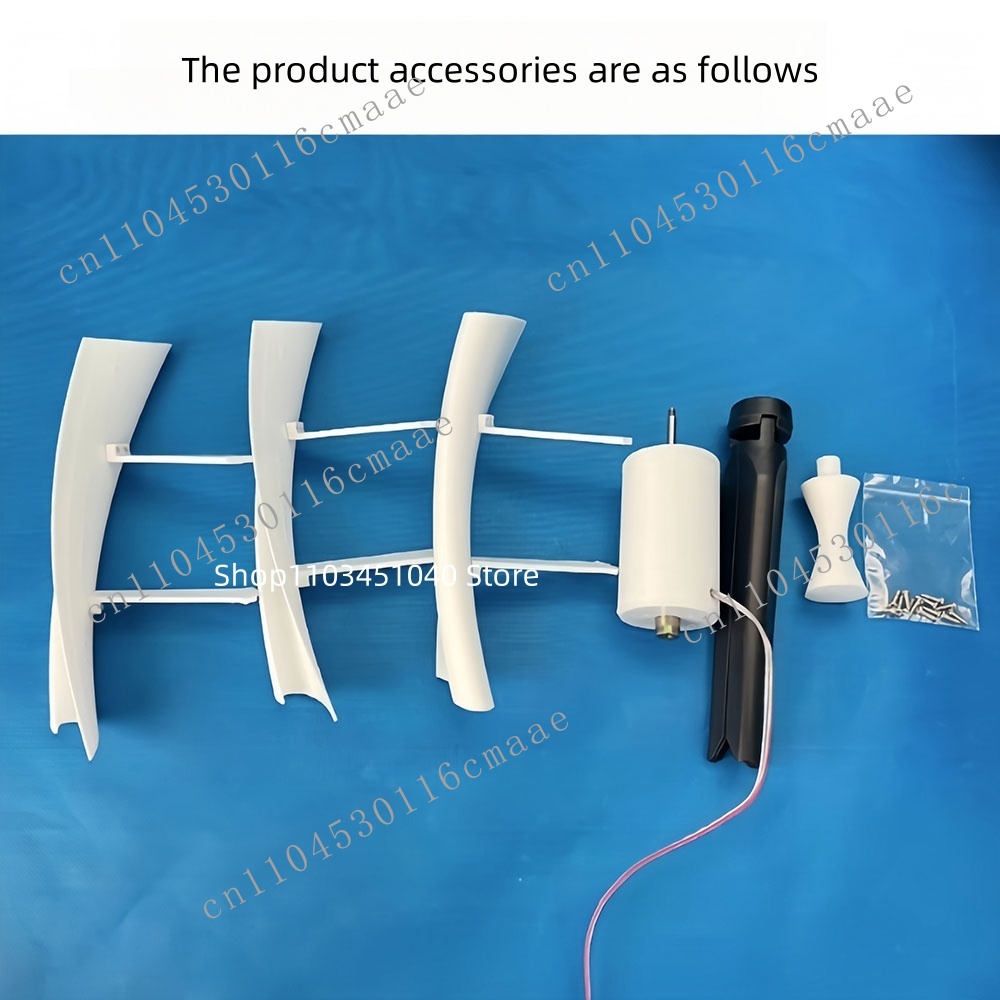 Новый DIY лопасть вентилятора  – обзор и цена Mini Wind Turbine Vertical