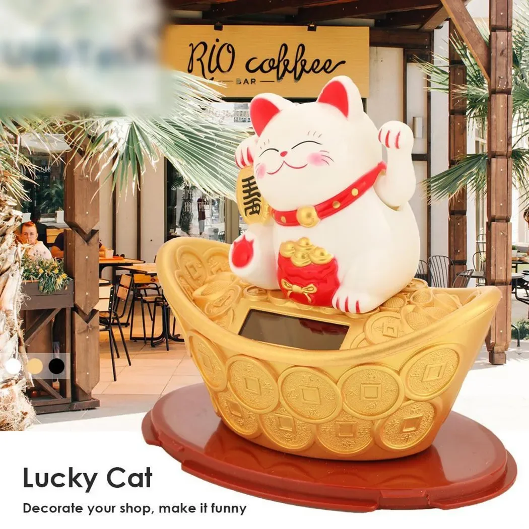 Lucky Cat Cat Wealth Cat Солне – обзор и цена Renewable Energy House